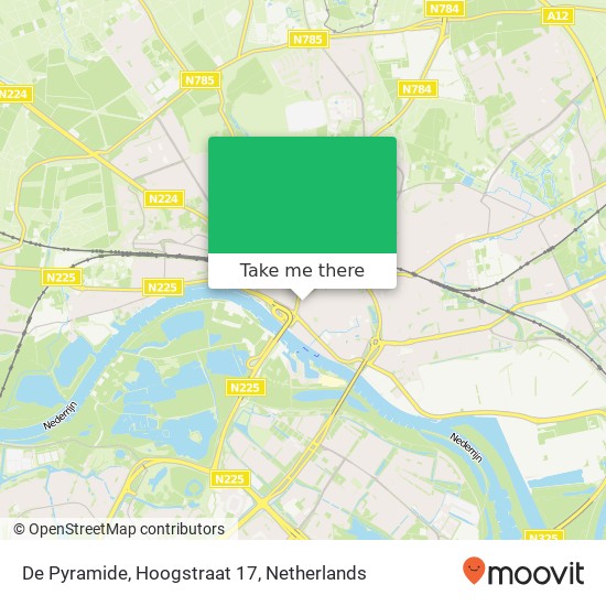 De Pyramide, Hoogstraat 17 map