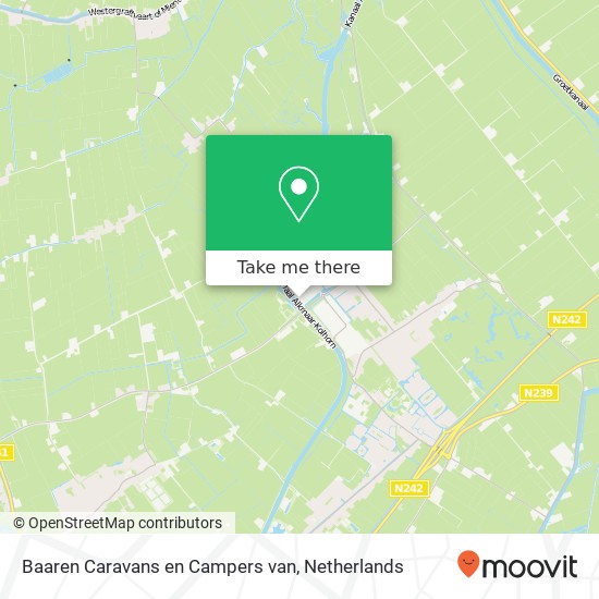 Baaren Caravans en Campers van Karte