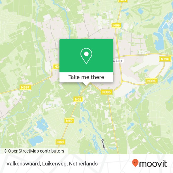 Valkenswaard, Luikerweg map