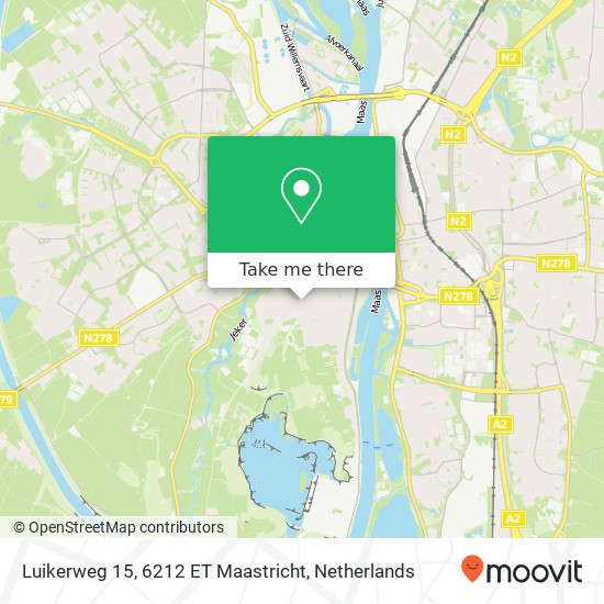 Luikerweg 15, 6212 ET Maastricht map