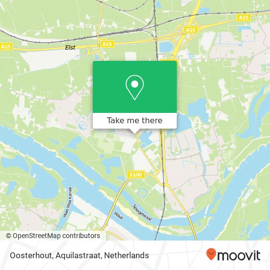 Oosterhout, Aquilastraat map