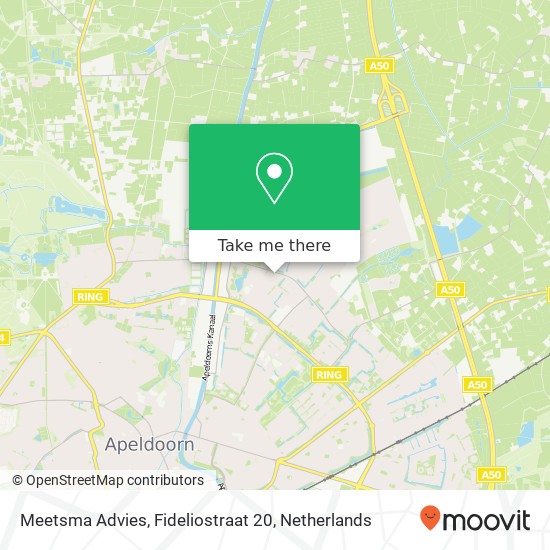 Meetsma Advies, Fideliostraat 20 Karte