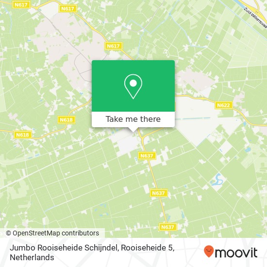 Jumbo Rooiseheide Schijndel, Rooiseheide 5 map