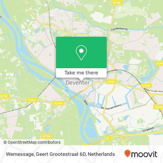 Wemessage, Geert Grootestraat 6D map