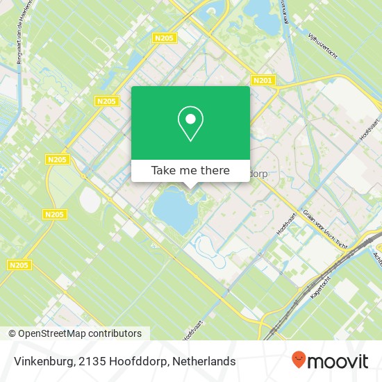 Vinkenburg, 2135 Hoofddorp Karte