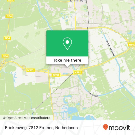 Brinkenweg, 7812 Emmen map