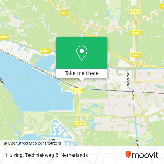 Huizing, Techniekweg 8 map