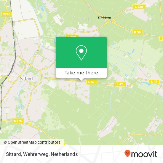 Sittard, Wehrerweg map