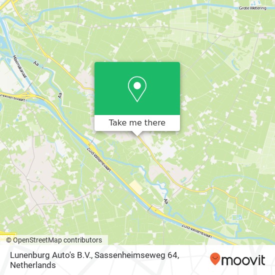 Lunenburg Auto's B.V., Sassenheimseweg 64 map