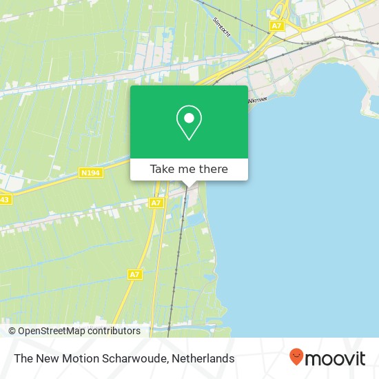 The New Motion Scharwoude map