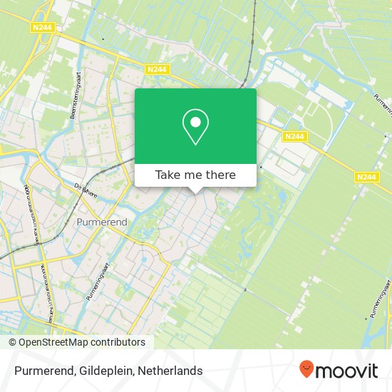 Purmerend, Gildeplein map