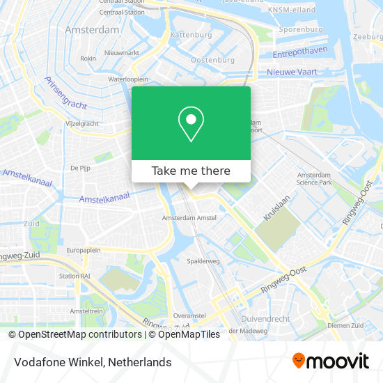 Vodafone Winkel map