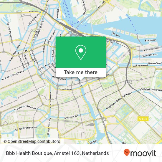 Bbb Health Boutique, Amstel 163 map