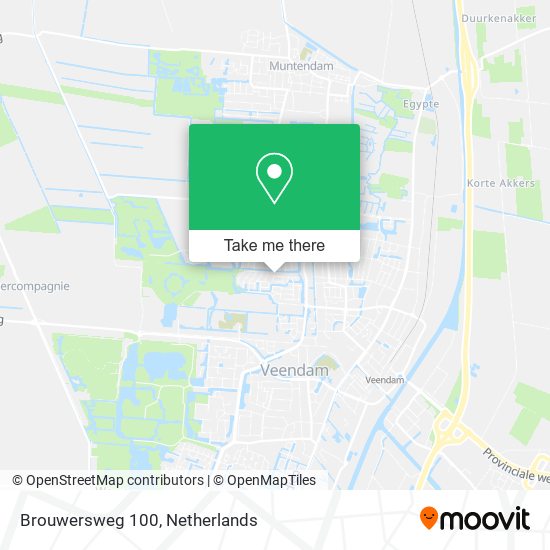 Brouwersweg 100 map