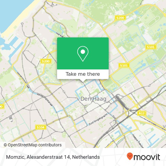 Momzic, Alexanderstraat 14 Karte