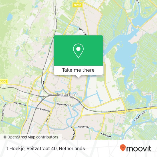 't Hoekje, Reitzstraat 40 map