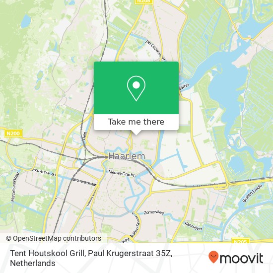 Tent Houtskool Grill, Paul Krugerstraat 35Z map