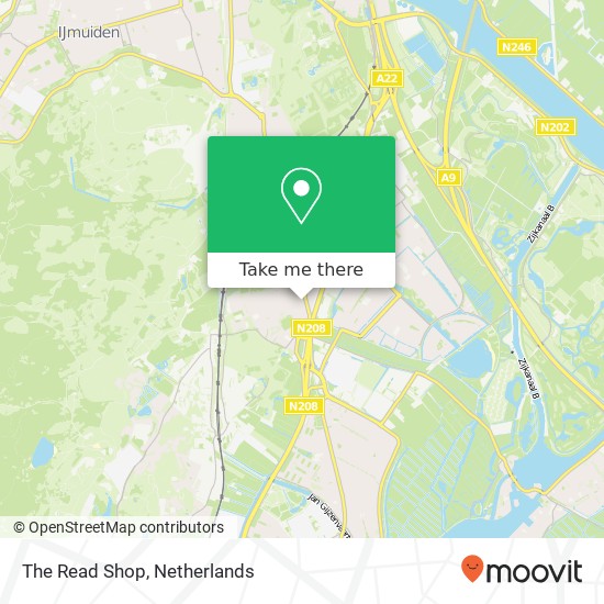 The Read Shop map