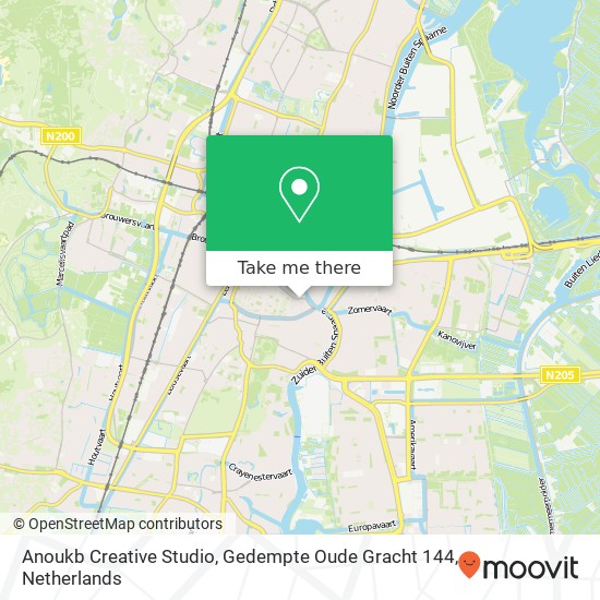 Anoukb Creative Studio, Gedempte Oude Gracht 144 Karte