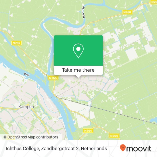 Ichthus College, Zandbergstraat 2 Karte