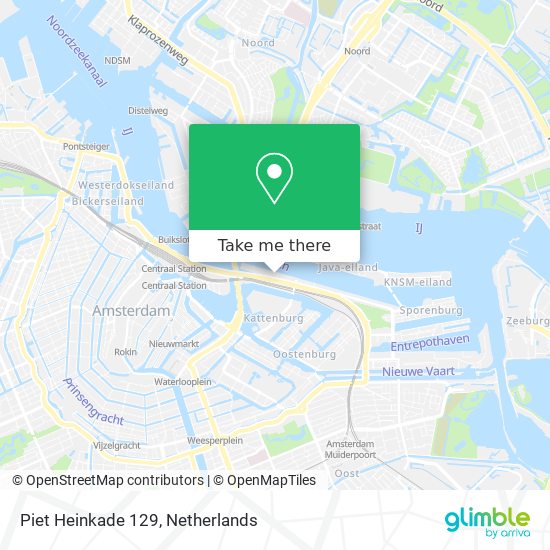Piet Heinkade 129 map