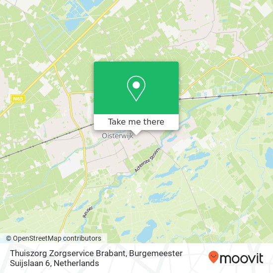 Thuiszorg Zorgservice Brabant, Burgemeester Suijslaan 6 Karte