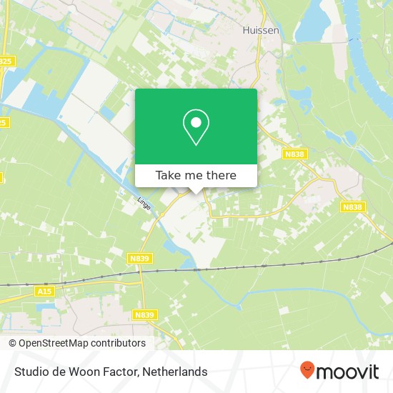 Studio de Woon Factor, Industriestraat 1A Karte