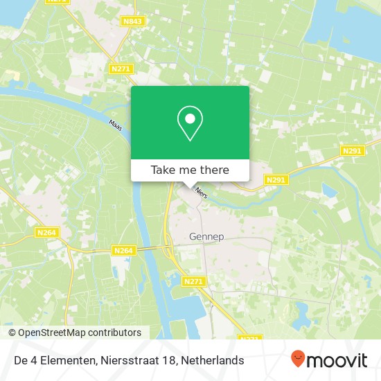 De 4 Elementen, Niersstraat 18 map