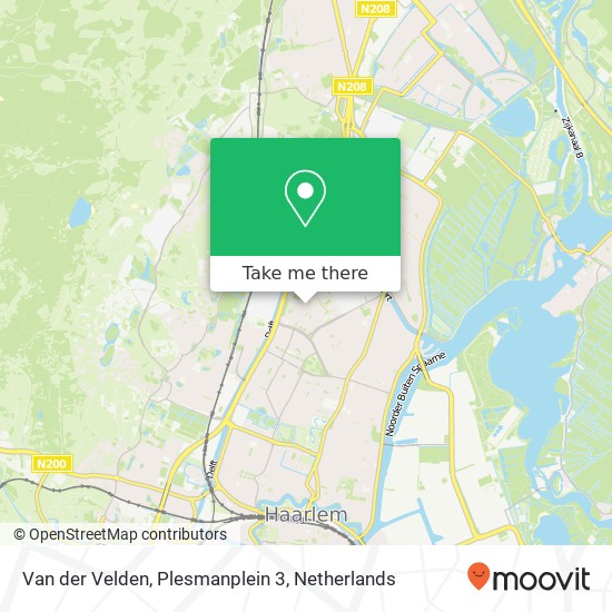 Van der Velden, Plesmanplein 3 map