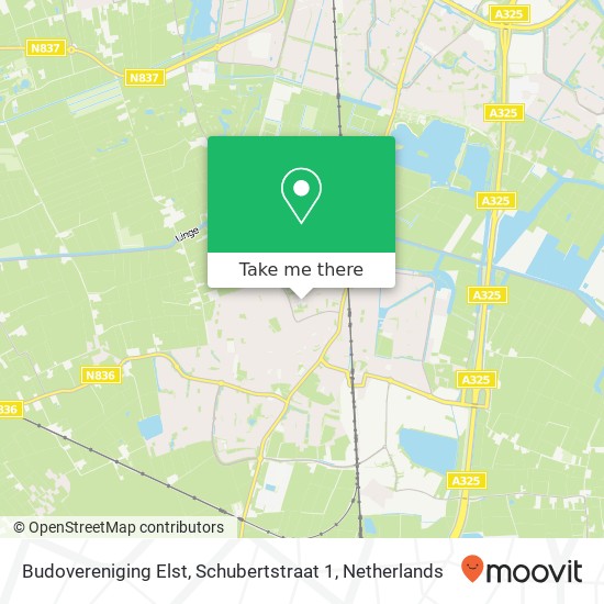 Budovereniging Elst, Schubertstraat 1 Karte