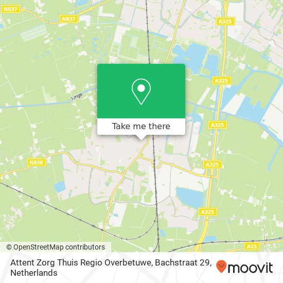 Attent Zorg Thuis Regio Overbetuwe, Bachstraat 29 map