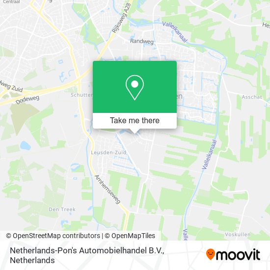 Netherlands-Pon's Automobielhandel B.V. map
