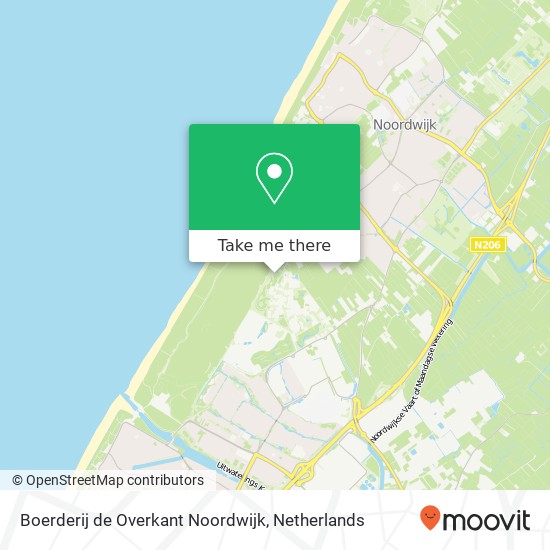 Boerderij de Overkant Noordwijk Karte