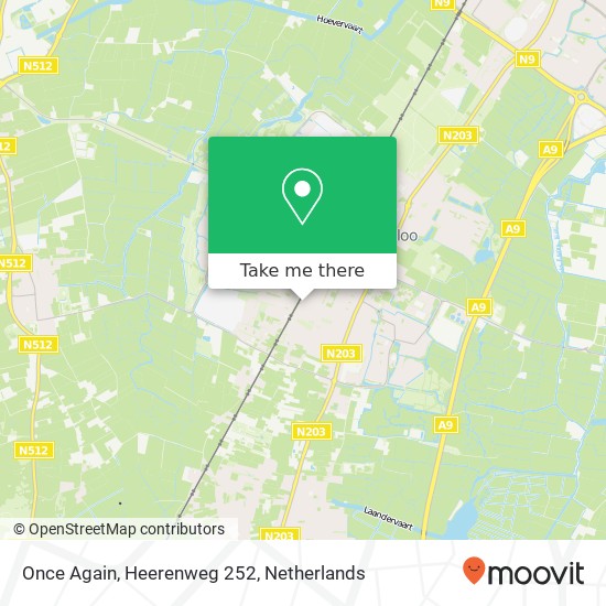 Once Again, Heerenweg 252 map