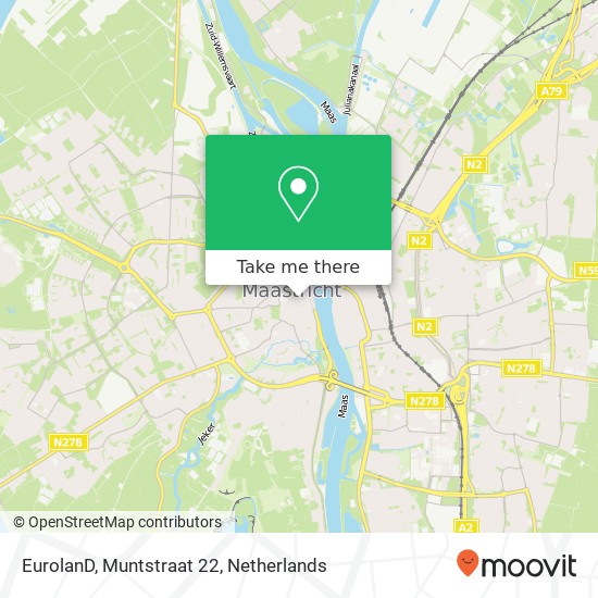 EurolanD, Muntstraat 22 Karte