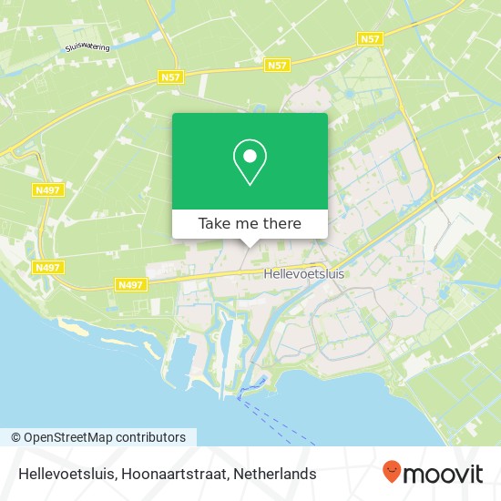 Hellevoetsluis, Hoonaartstraat map