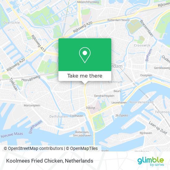 Koolmees Fried Chicken map