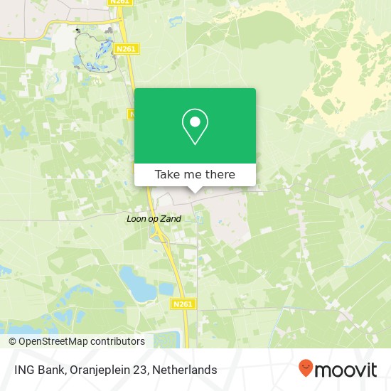 ING Bank, Oranjeplein 23 map