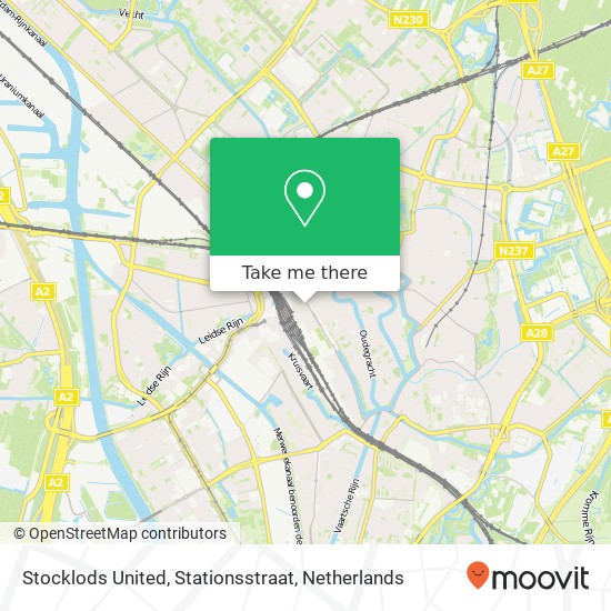 Stocklods United, Stationsstraat map