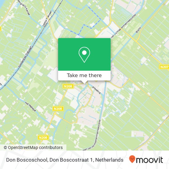 Don Boscoschool, Don Boscostraat 1 map