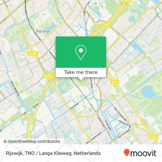 Rijswijk, TNO / Lange Kleiweg Karte