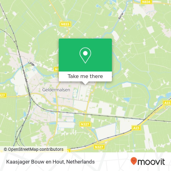 Kaasjager Bouw en Hout Karte