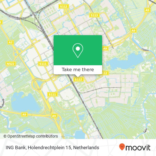 ING Bank, Holendrechtplein 15 map