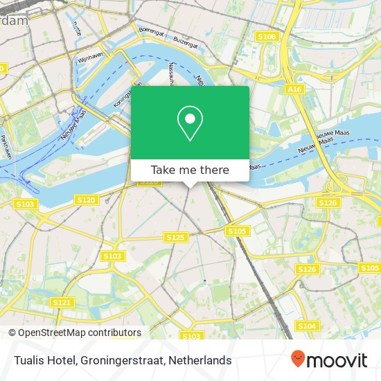 Tualis Hotel, Groningerstraat map