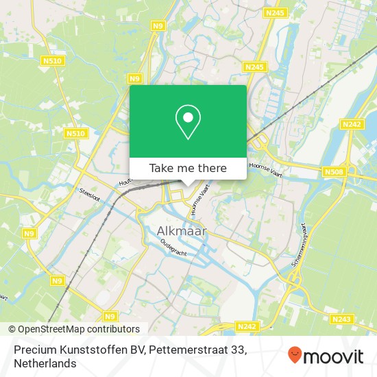 Precium Kunststoffen BV, Pettemerstraat 33 map