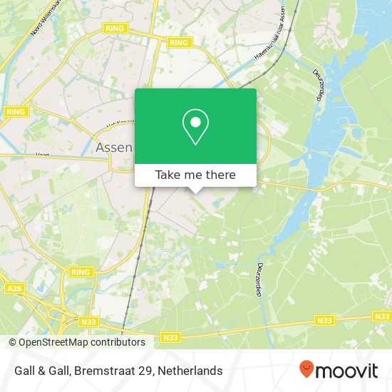 Gall & Gall, Bremstraat 29 map