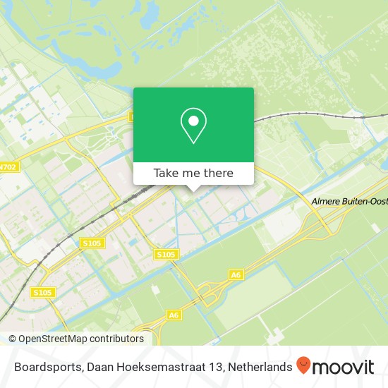 Boardsports, Daan Hoeksemastraat 13 map