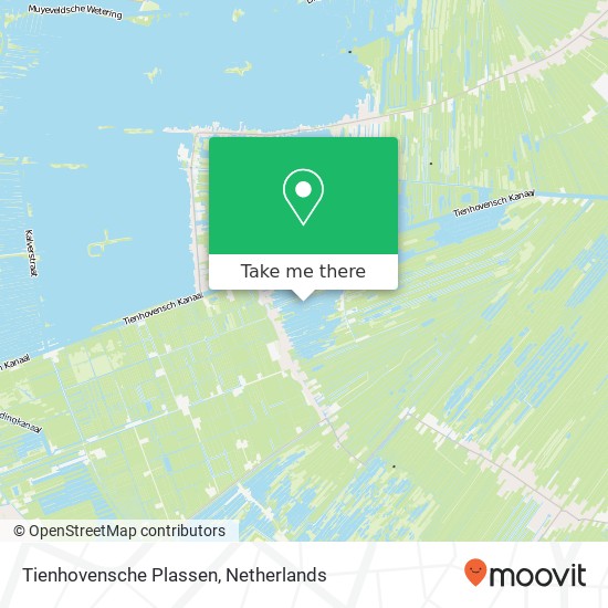 Tienhovensche Plassen Karte