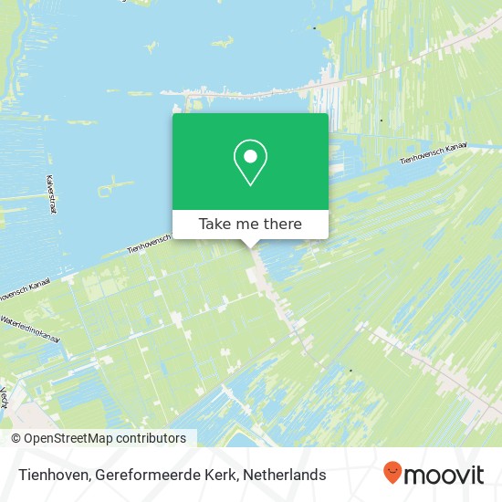 Tienhoven, Gereformeerde Kerk map