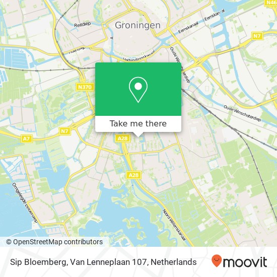 Sip Bloemberg, Van Lenneplaan 107 map